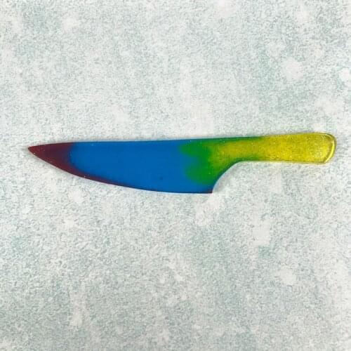 Creative Knife Epoxy Resin Mold Long Dagger DIY Crafts Casting Silicone Mould