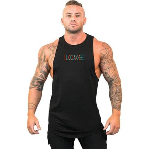 Gym Men Tank Tops Brand Casual Cotton Sleeveless Fashion Bodybuilding Clothing Undershirt Fitness Stringer Muscle Workout Vest