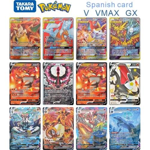 Original Pokemon GX Card Shining TAKARA TOMY English Version VMAX TAG TEAM Cards Game Battle Carte Trading Children Toys Gifts