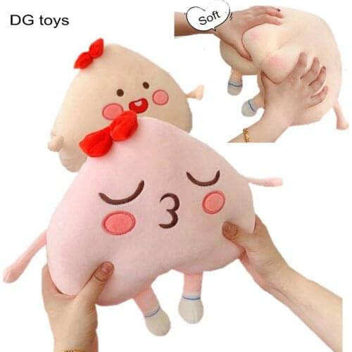 Cute Sexy Ass Egg Peach Doll Toy Stuffed Plush Shy Peach Figure Toy Japan Anime Plushies For Children Beg Kiss Funny Doll Gift