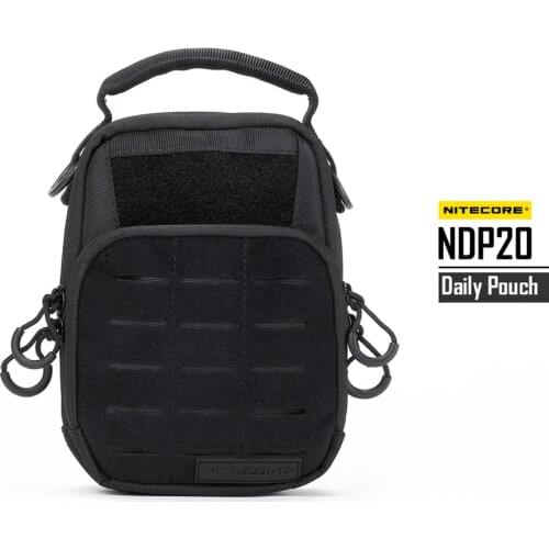 NITECORE NDP20 Daily Pouch 1000D Nylon Fabric Lightweight Multi-purpose Tools Pack Short trip Waist Bag Chest Bag