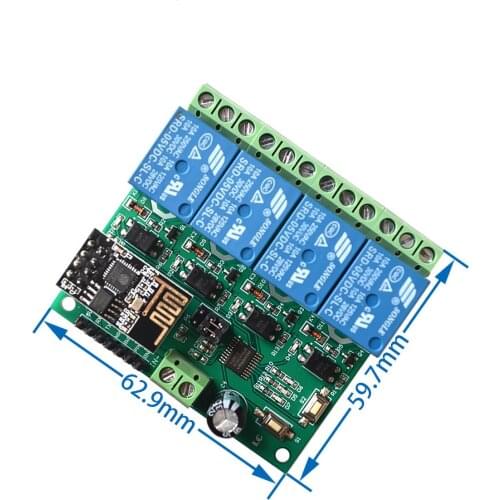 ESP8266 4CH 5V WiFi Relay Module Smart Home Mobile APP Remote Control Switch