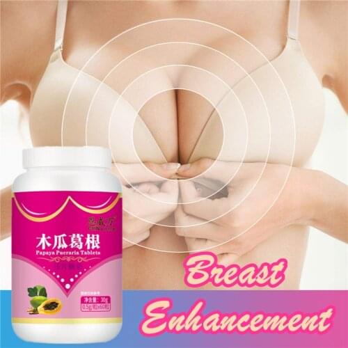 Breast Enhancement Fuller Firmer Pills Papaya Pueraria Capsule for Women Breast Growth Vaginal Skin Hair Health Supplement