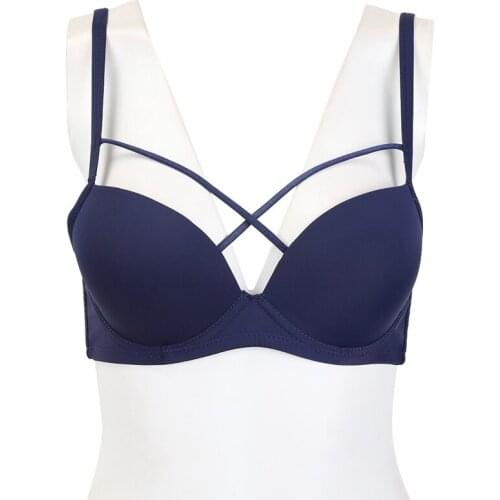 Women\s Bras Black Seamless Underwear for Women Girls Solid Color Sexy Lingerie Bra Push Up Seamless Underwire Bras for Lady