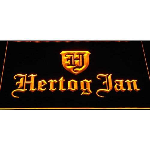 A234 Hertog Jan Bar Holland Beer Plastic Crafts LED Neon Light Signs with On/Off Switch 7 Color