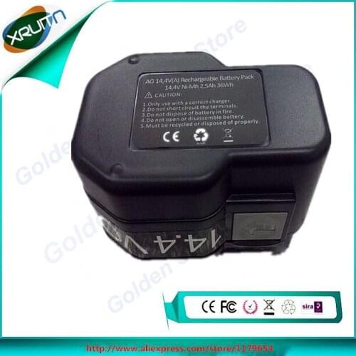 Free Shipping For AEG 14.4V 2500mAh/2.5Ah power tool battery 0511-21, 0512-21, 0512-25, 0513-20, 48-11-1000,48-11-1014