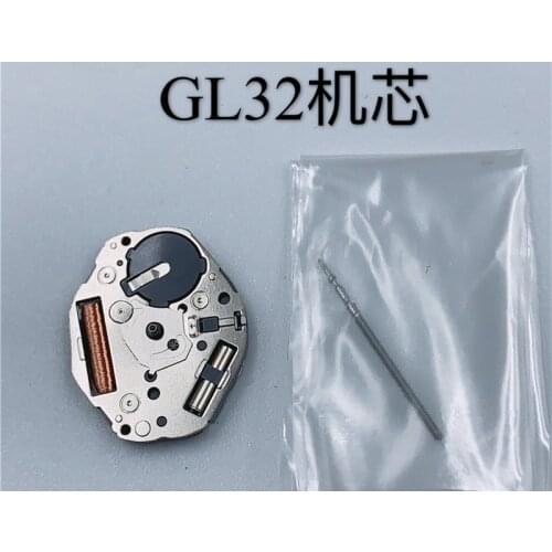 Watch movement accessories Japan GL32 movement battery - free three - pin white instead of GL30 quartz movement