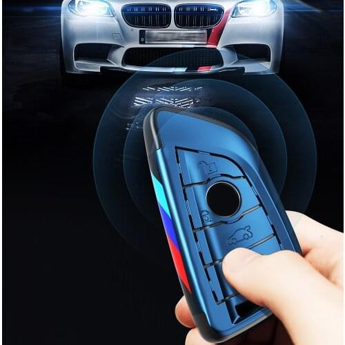 Electro-plating key shell Key Fob Holder Case Cover For BMW F15 F16 F48 G30 F85 G11 X1 X5 X6 M 2018 X1 X3 X4 X5 X6 35i 50i