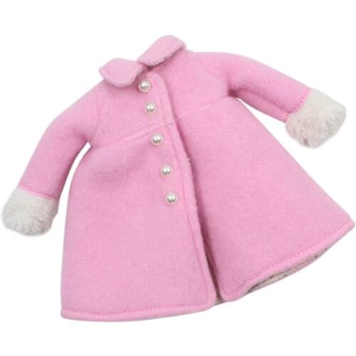 ICY DBS Blyth doll joint doll icy licca body winter coat pink coat elegant