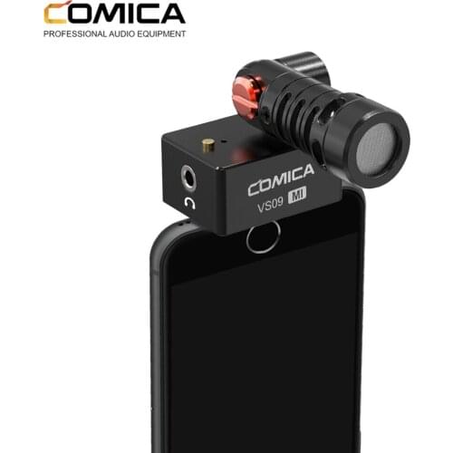 COMICA CVM-VS09 Connection Cardioid 180 Degree Rotation Smartphone Microphone for iOS Smartphone