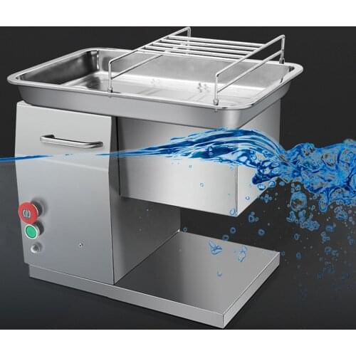 Commercial Meat Cutting Machine High Power Meat Slicer Cutter Stainless Steel Slicing Multifunctional Fresh Meat Slicing Machine