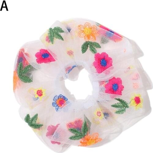 Fashionable Hair Ring Girl Ponytail Elastic Hair Band Multipurpose Printed Hair Accessories for Women LXH