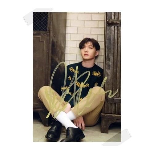 Signed BTOB LEE CHANG-SUB CHANG SUB autographed photo Brother Act 6 inches free shipping K-POP 112017B
