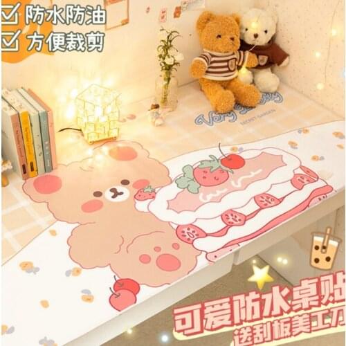 Female articles of daily use university junior high school dormitory good things can be cut table paste J05