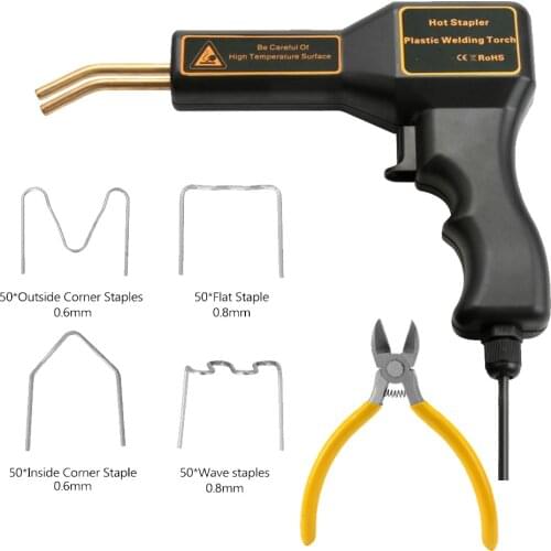 Handy Plastic Welder Garage Tools Hot Staplers Machine Staple PVC Plastic Repairing Welding Machine Car Bumper Hot Stapler Tools