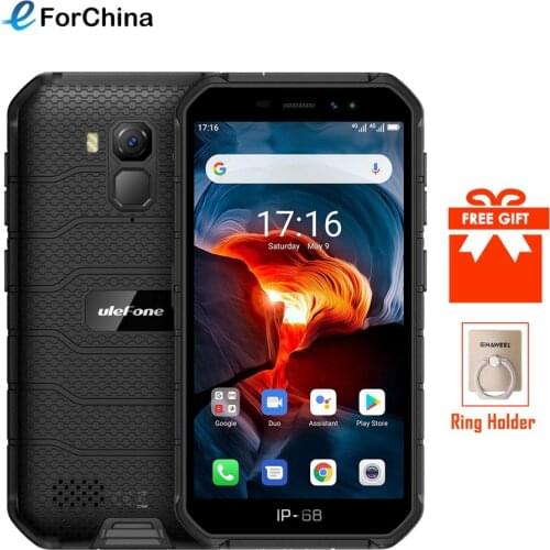 Ulefone Armor X7 Pro NFC Android 10 IP69K Shockproof Mobile Phones 4GB 32GB GPS Cellphone 4000mAh Rugged Smartphone 2.4G/5G WLAN