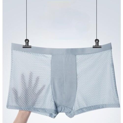 4pcs/lot Bamboo Fiber Mens Boxer Pantie Underpant plus size XXXXL large size shorts breathable underwear 5XL 6XL 7XL 8XL