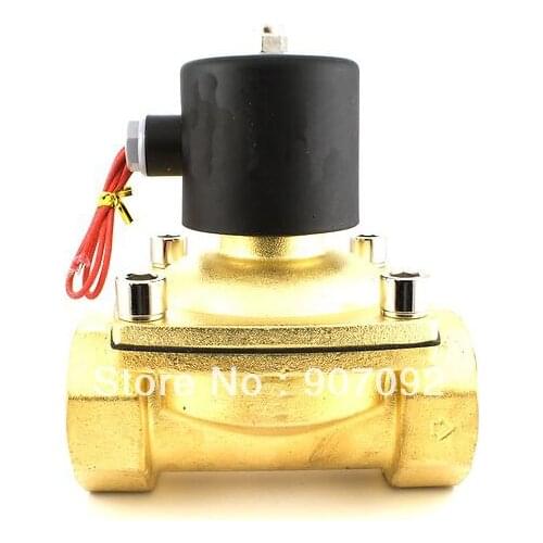High Quality 1-1/4'' Brass Water Solenoid Valve 2W350-35 DC12V,DC24V,AC10V or AC220V