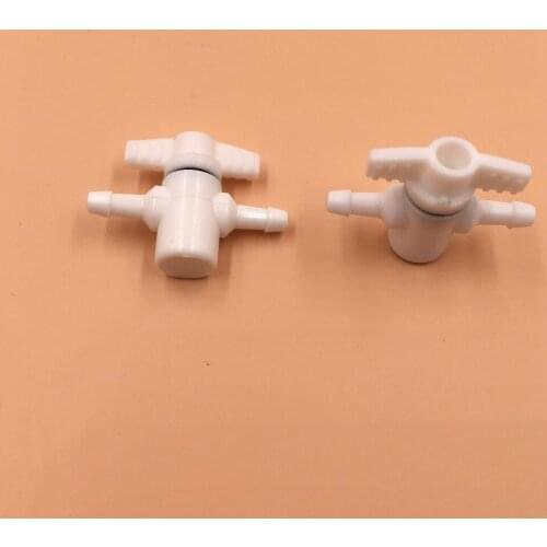 10pcs Large format printer CISS ink system manual valve 2 ways for Flora Mimaki Roland Eco solvent / printer valves