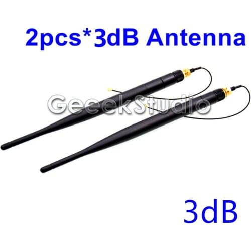 2pcs 3dB WiFi Antenna 2.4G Wireless WIFI Module SMA Antenna Stick for BPI-M2 Ultra/M1+plus/M64/M3/M2U