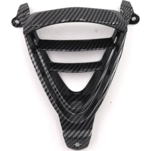 For 2009-2012 Daytona 675/R Carbon Fiber Paint 28Upper Center Nose Air Intake Ram Fairing