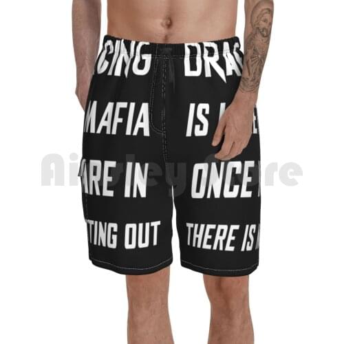 Drag Racing Is Like The Mafia Beach Shorts Men Beach Pants Swimwear Drag Racing Drag Drag Racing Car Drag Racing