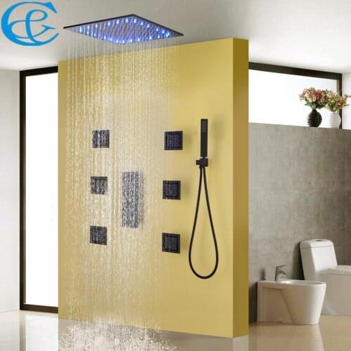 DULABRAHE Black Shower Faucets
