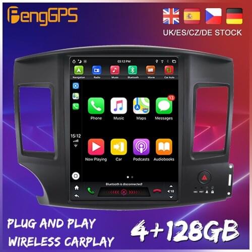 12" Tesla Style Android 9 For Mitsubishi Lancer 2010 2011 - 2015 Car DVD GPS Navigation Auto Radio Stereo Video CarPlay HeadUnit