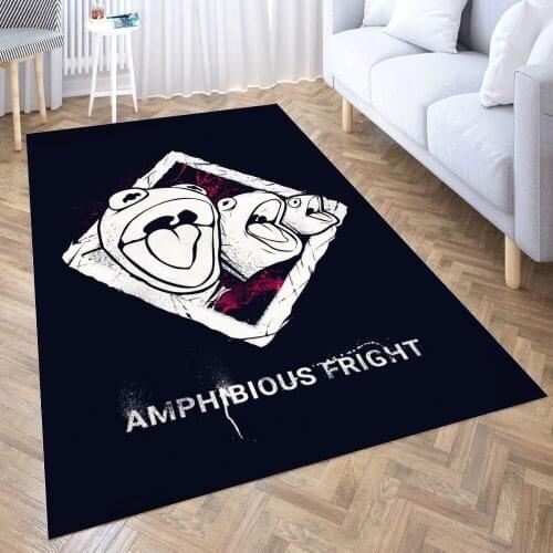 Amphibious Fright Carpet for Living Room 3D Anime Cartoon Rug Gamer Teen Room Bedside Lounge Rug Kids Children Floor Mats