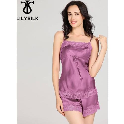 Женские пижамы с шортами LILYSILK China At AliExpress