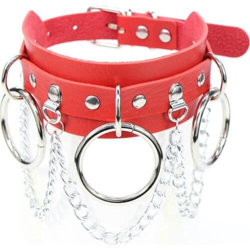 MAOKE Women's Leather Chokers