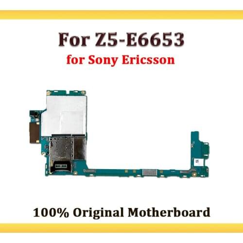 Single-SIM Motherboard For Sony Xperia Z5 E6653 Logic Main Board,Original Unlocked For Sony Xperia Z5 E6653 With Full Chips
