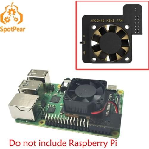 Raspberry pi PWM Mini fan with switch