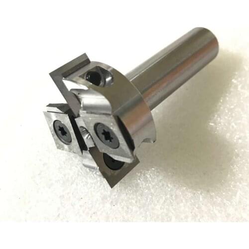 LIVTER Customized Solid Carbide Insert 1-1/2'' Dia. x 1/2'' H x 1/2'' Shank CNC Spoilboard Surfacing Router Bits