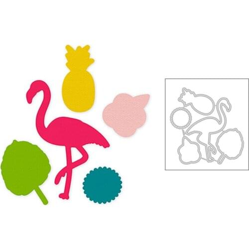 2020 New Bird Animal Crane and Leaves Silhouettes Metal Cutting Dies For DIY Greeting Card Album Scrapbooking Making No Stamps