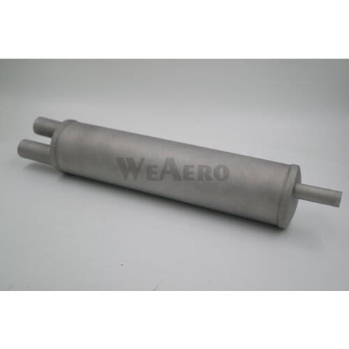 New Arrival! Two in One Muffler Canister sets for RCGF 40CCT/50CCT 40cc-50cc dual cylinder Gasoline Engine for RC Airplanes