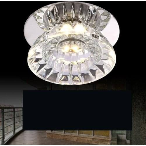 Simple modern led small crystal lamp aisle corridor living room lighting lamp downlight wall washer led Ceiling fixture lamps