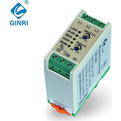 GINRI JVR-380W phase failure electronic motor protection voltage relay