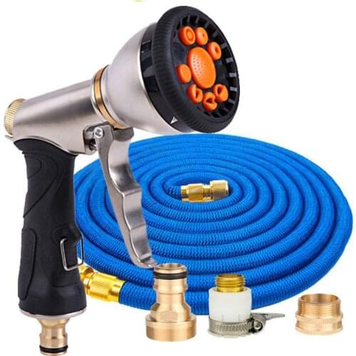 Garden Watering Hose For Watering The Garden Flexible Expandable Extension Hoses Irrigation Kit Car Wash With Nozzle For Giving