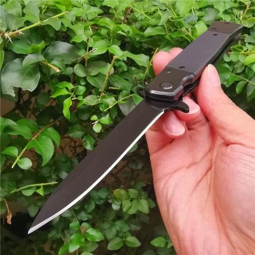 Folding Knife G10 CS Go Fold Knives Slicing Fruit Knife EDC Tool for Camping Hunting Survival Outdoor Activities Mens Gift