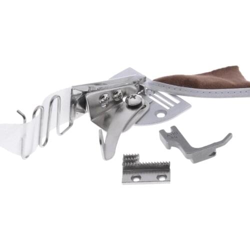 Overlock Folder TAPE SIZE 24mm A10 Hemmer Right Angle Bias Binder For Lockstitch Machine Binding Of Curve Edge