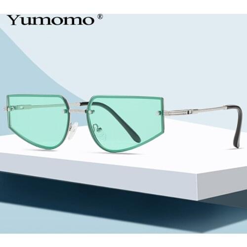 2021 Polygon Steampunk Sunglasses Women Men Fashion Vintage Brand Designer Irregular Sun Glasses For Female Ladies Shades UV400