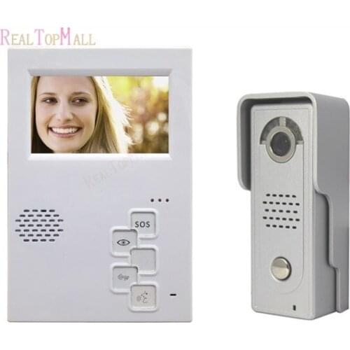 4.3" Video door phone intercom video Doorphone doorbell audio intercom system