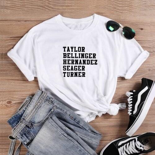 Taylor Bellinger Funny T Shirt Women O-neck Short Sleeve Tshirt Women Black Casual Tee Shirt Femme Tshirts Cotton Women