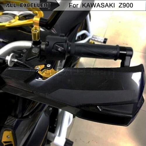 Motorcycle Handlebar Hand Guard Protector w/LED Light for 2017 Kawasaki Z900 Yamaha MT07 MT09 XSR700 XSR900 SXR900 universal