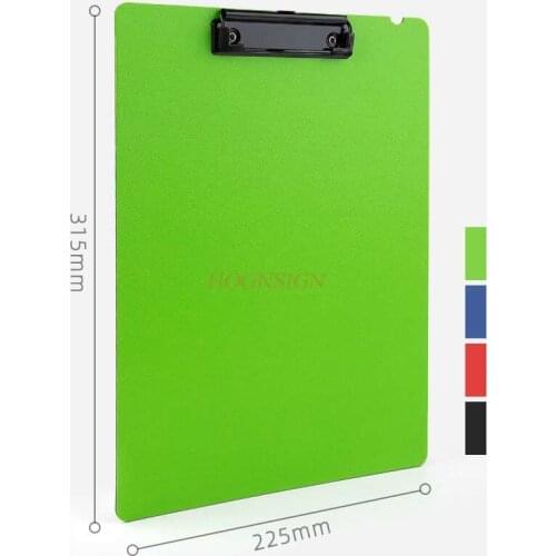 Board clip a4 folder hard board information plywood folder single clip office supplies writing pad clip pad drawing pad pad