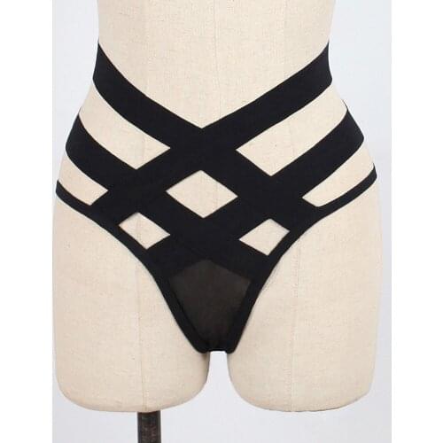 Women Sexy Lingerie G-string Briefs Underwear Panties T string Thongs Knickers Lace Up Panties Solid Underpant Lingerie