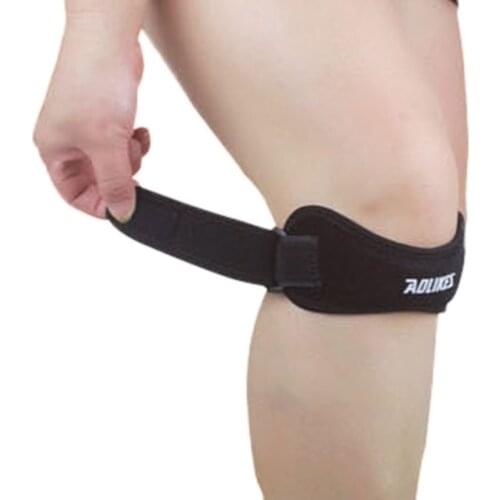 1Pcs Adjustable Knee Support Brace Knee Patella Sleeve Wrap Cap Stabilizer Sports Knee Breathable Protection Patellar Belt