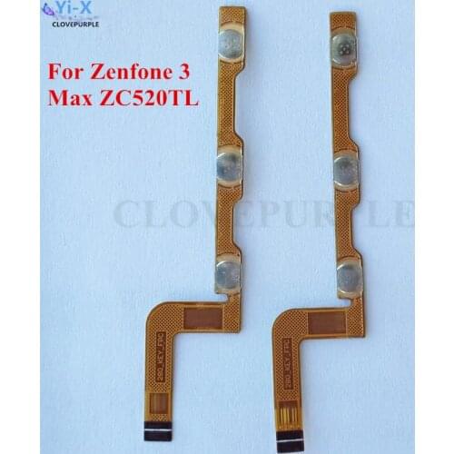 10PCS/Lot For Asus Zenfone 3 Max ZC520TL 5.2 Inch Power Volume Button Key Flex Cable Repair Parts for Zenfone3 Max ZC520TL
