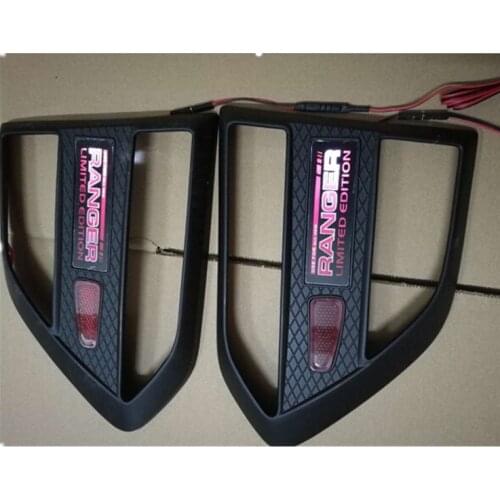 2012-2018 Off-road pickup accessories ABS Side vent cover with LED for ranger